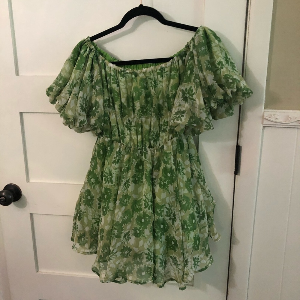 Aiyana Dress floral off the shoulders Size S